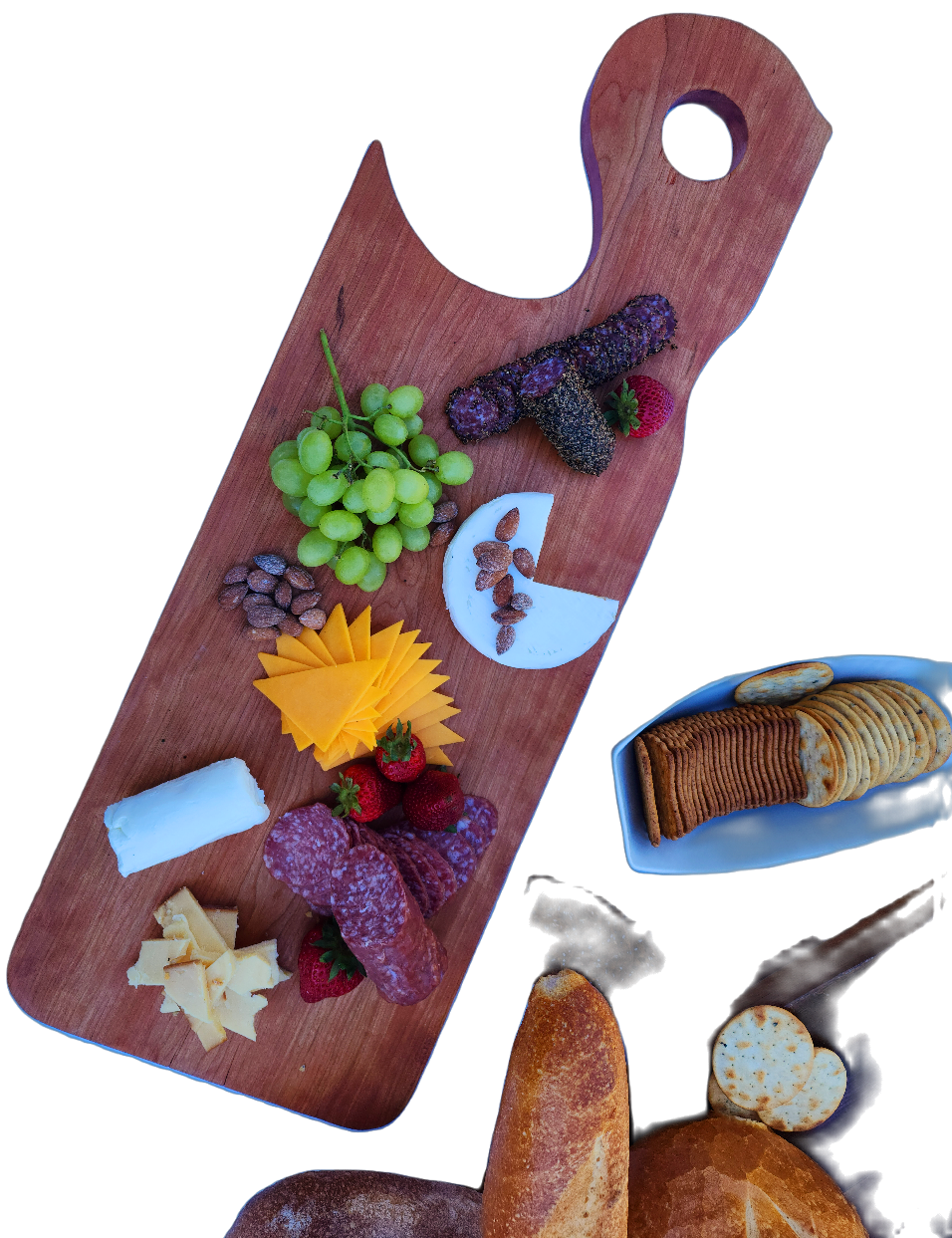 Cherry Wood Cutting & Charcuterie Board