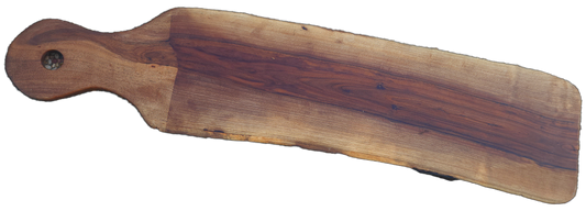 Handled Giant Bastogne Walnut Charcuterie Board