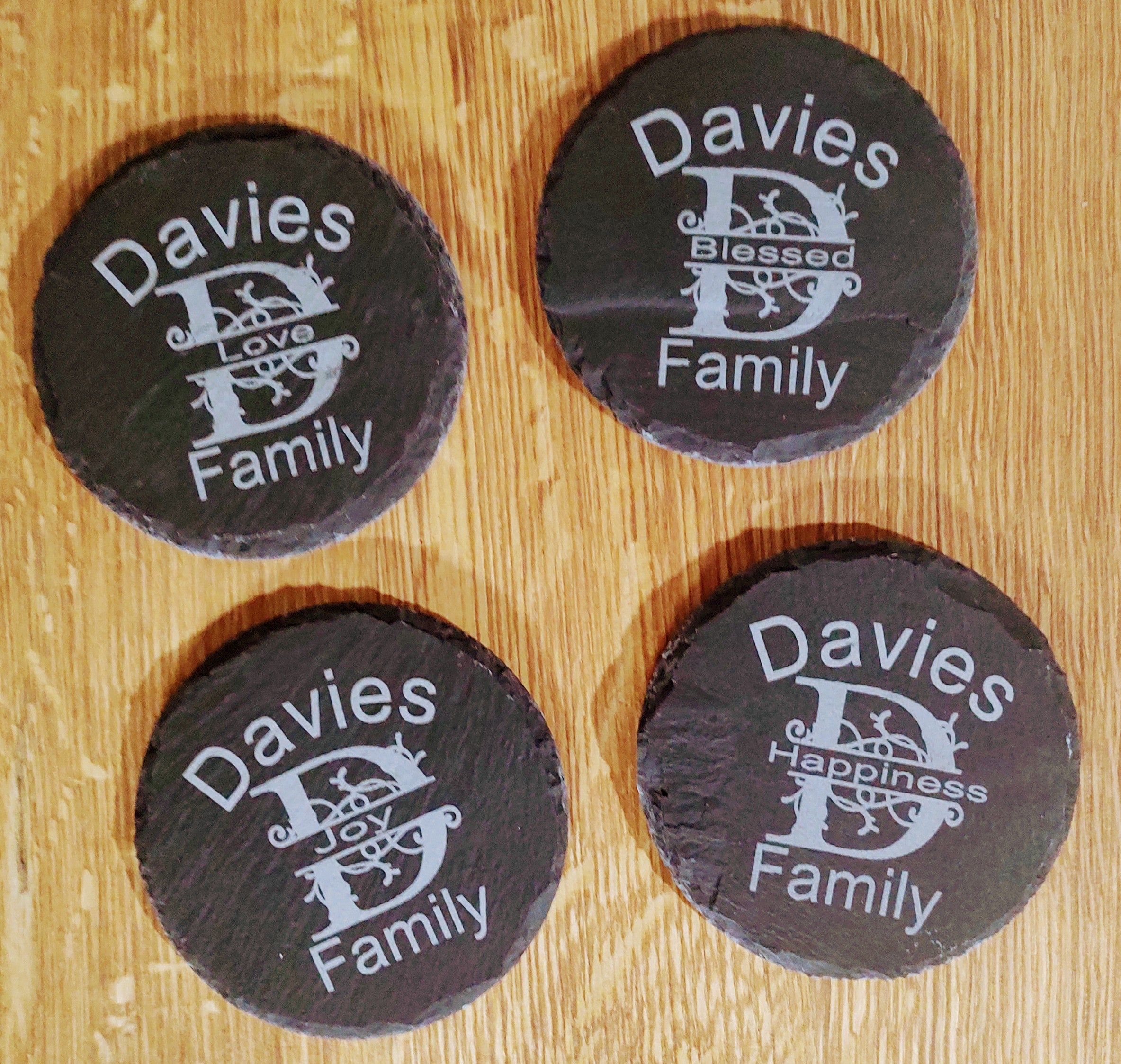 Family Name Coasters – TAM Gourmet